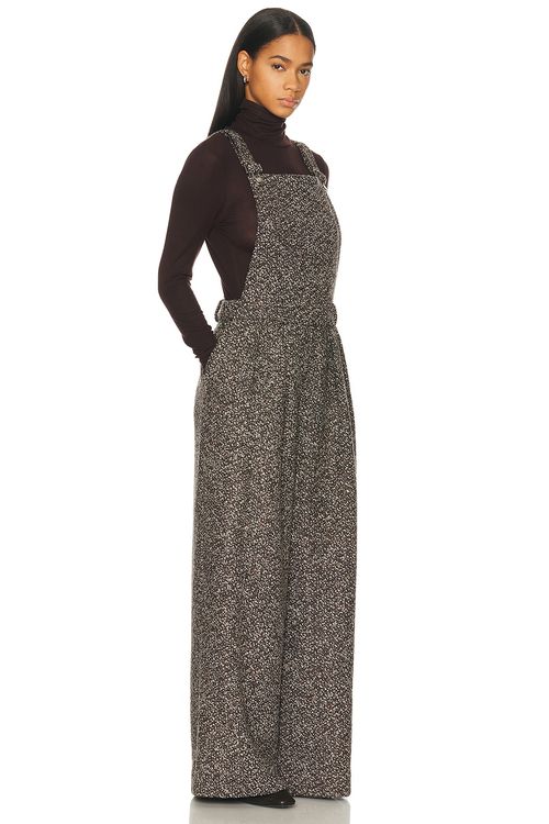 Mimchik Kiki Tailored Overall in Brown Melange - Brown. 6 also