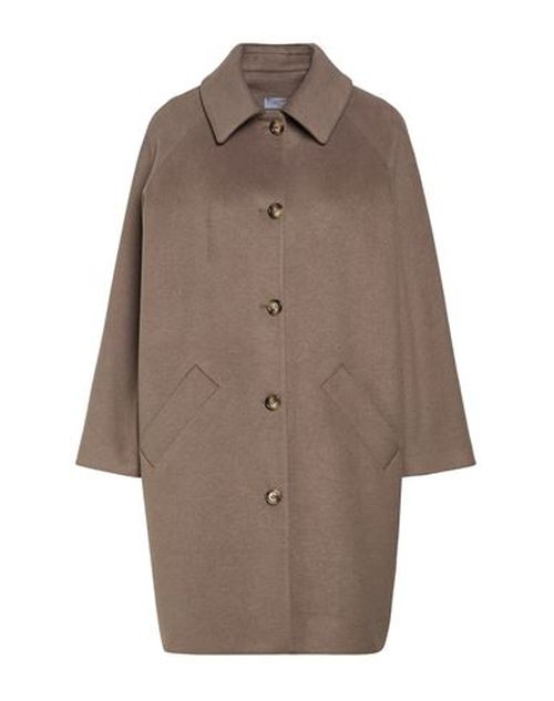 Woman Coat Taupe Size 12 Acrylic, Synthetic fibers, Wool, Alpaca wool, Mohair wool