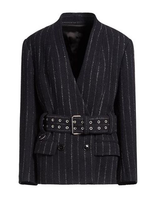 Woman Coat Midnight blue Size 8 Virgin Wool