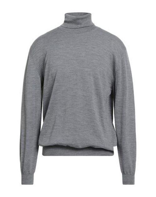 Man Turtleneck Grey Size 46 Virgin Wool