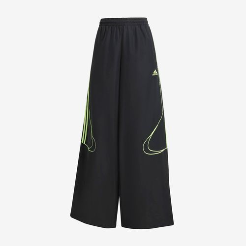 Adidas Women's Teamgeist Tracksuit Pants - black/signal green - unisex