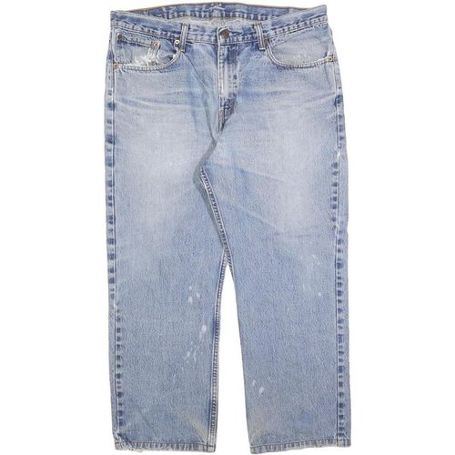LEVI'S 751 02 Mens Jeans Blue Regular Straight Denim Light W38 L26 Vintage Style