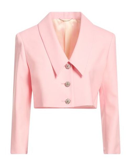 Woman Blazer Pink Size 4 Virgin Wool, Elastane