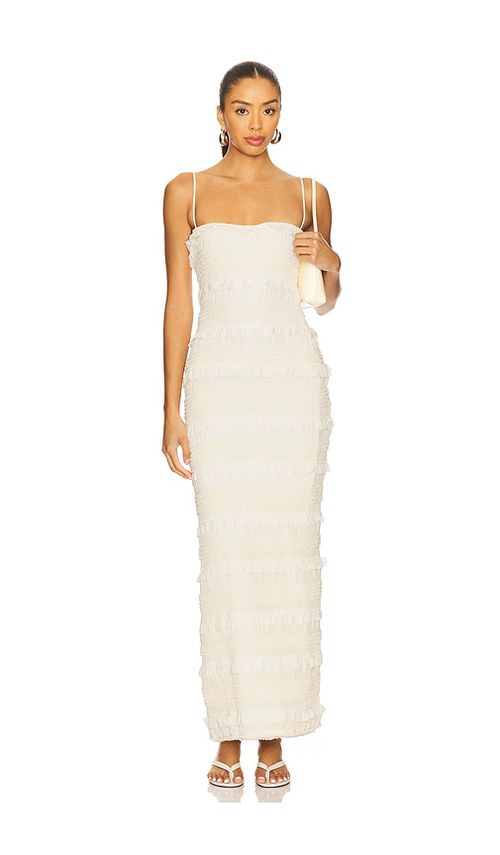 Stone Cold Fox x REVOLVE Faye Maxi Dress in Ivory.  XS. Also in L, M, S