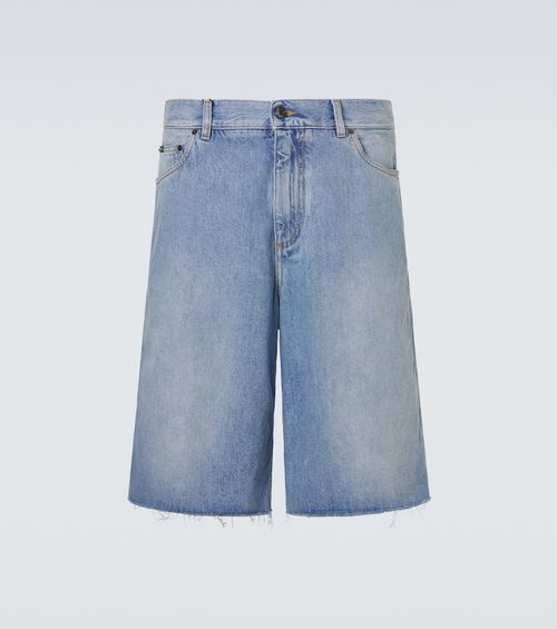 Denim Bermuda shorts