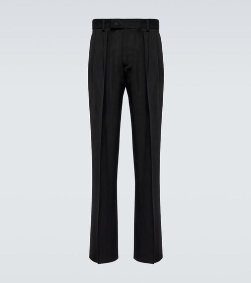 Twill straight pants