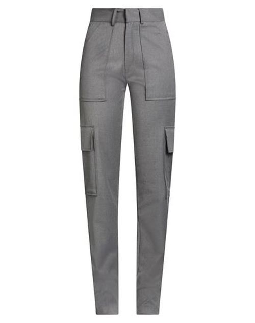 Woman Pants Grey Size 8 Polyurethane, Polyester