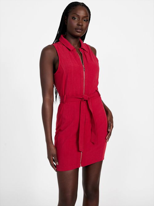 Harper Linen-Blend Dress