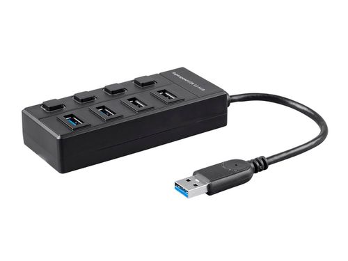 4-port USB 3.0 Switch Hub