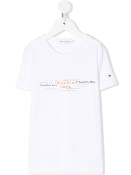Logo-print cotton T-shirt - White