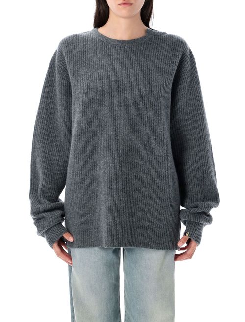 Crew Sweater Ribbed Pure