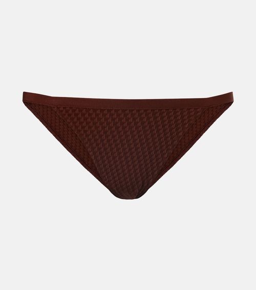 Look jacquard bikini bottoms