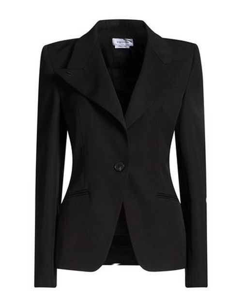 Woman Blazer Black Size 6 Wool