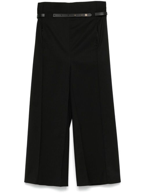 Belted culottes - Black