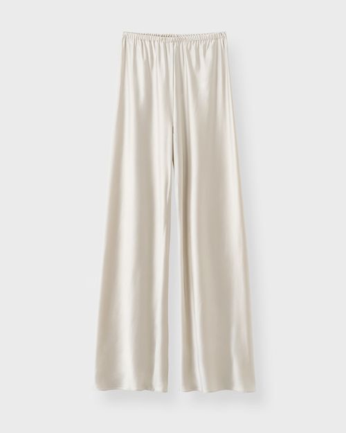 Almada Trousers Bias Satin Vanilla