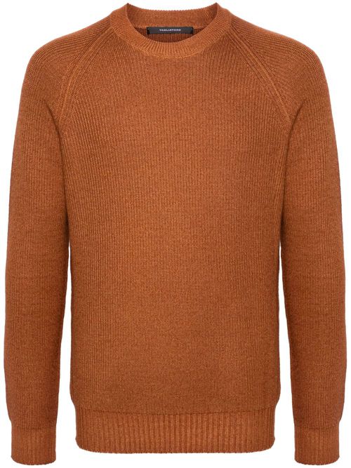 Virgin-wool jumper - Brown