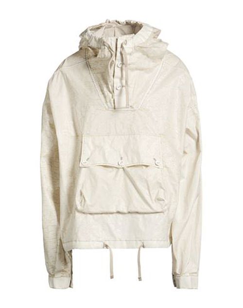 Woman Jacket Ivory Size 4 Cotton, Polyurethane