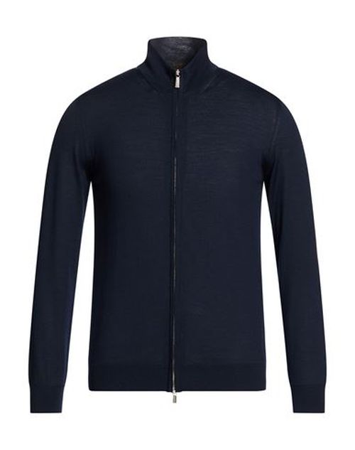 Man Cardigan Navy Size 36 Virgin Wool