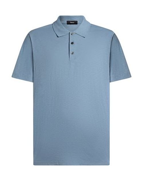 Man Polo shirt Slate blue Size XS Cotton