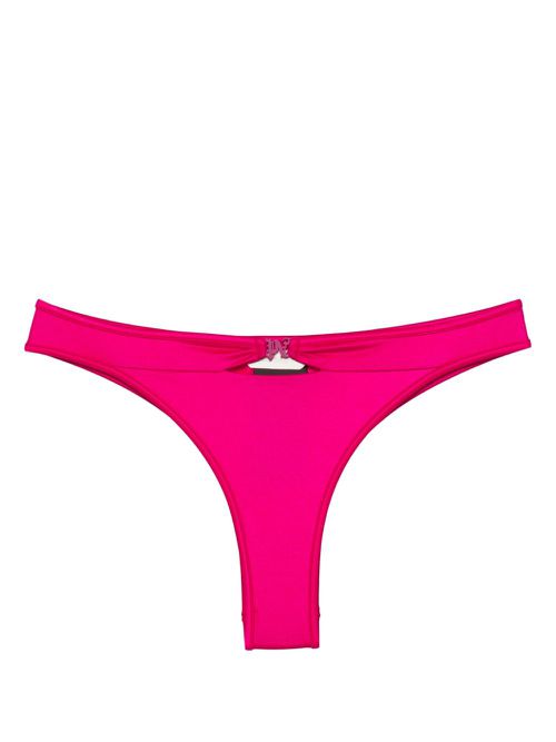 Monogram-plaque bikini bottoms - Pink