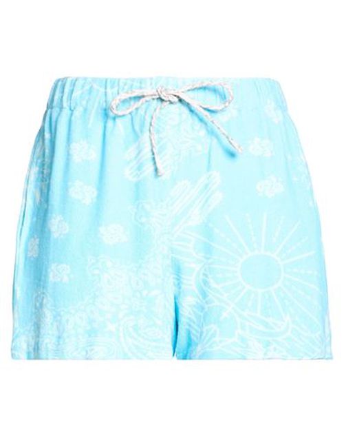 Woman Shorts & Bermuda Shorts Sky blue Size S/M Cotton, Polyester