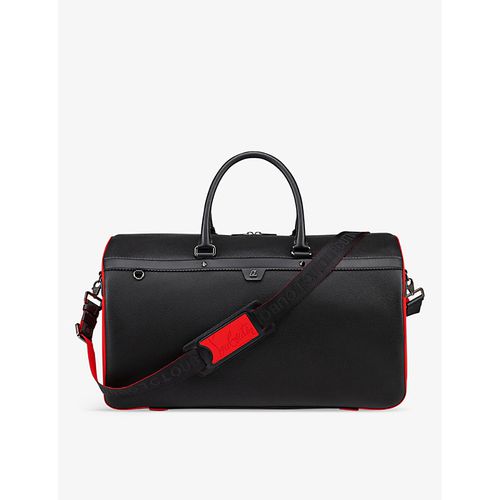 Mens Black Ruisbuddy Leather Duffle bag One Size
