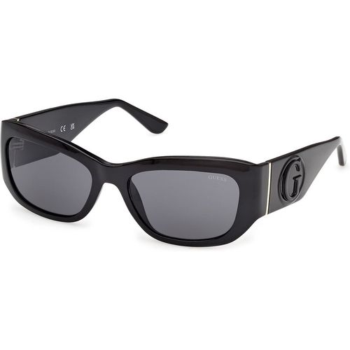 Guess Mujer Guess GU00253 01A Gafas de sol Inyectado Negro Fumar Cuadrada Norma