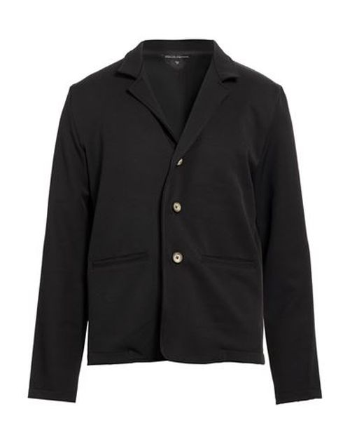 Man Blazer Black Size M Polyester, Elastane