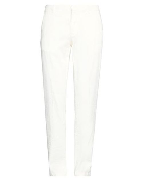 Platinum Man Pants White Size 32 Linen, Cotton, Elastane