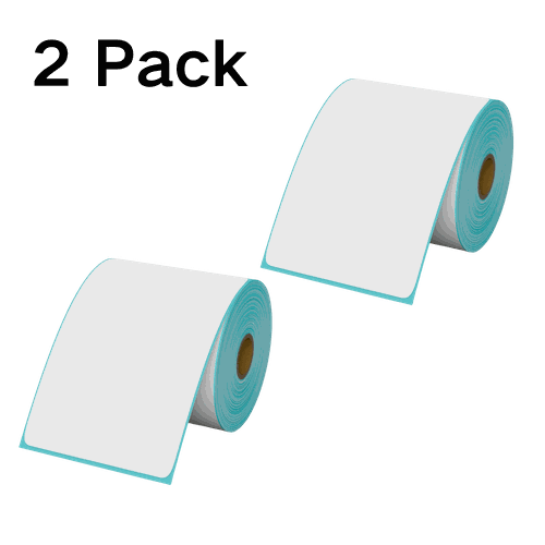 TEMU 2 Rolls each Roll 500 Labels – Direct Thermal Labels– 4" X 6" 101x152mm – Blue Shipping Labels For Packaging & Envelope