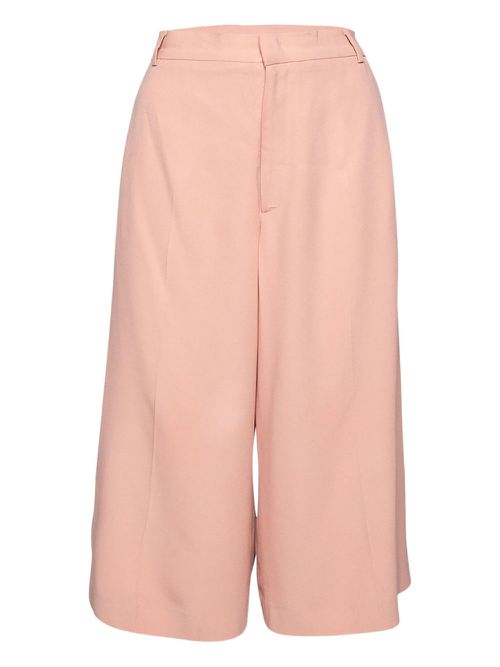 Wide-leg tailored trousers - Pink