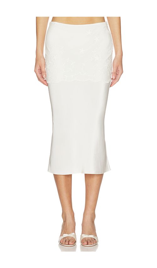 Posse Cove Skirt in White. L. Also in XS, S
