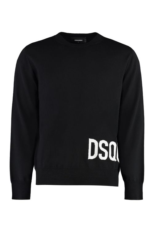 Dsq2 Virgin Wool Crew-neck Sweater