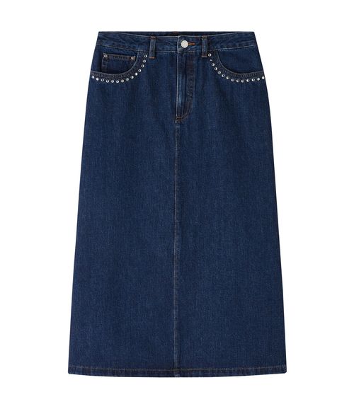 A. P.C. Redwood skirt 34 IAL - Stonewashed indigo