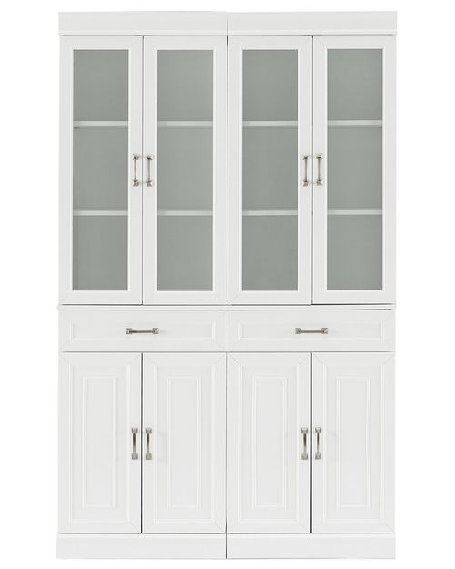 Furniture Stanton 2Pc Glass Door Pantry Set