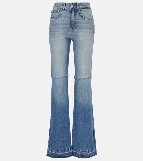 La Croisette high-rise flared jeans