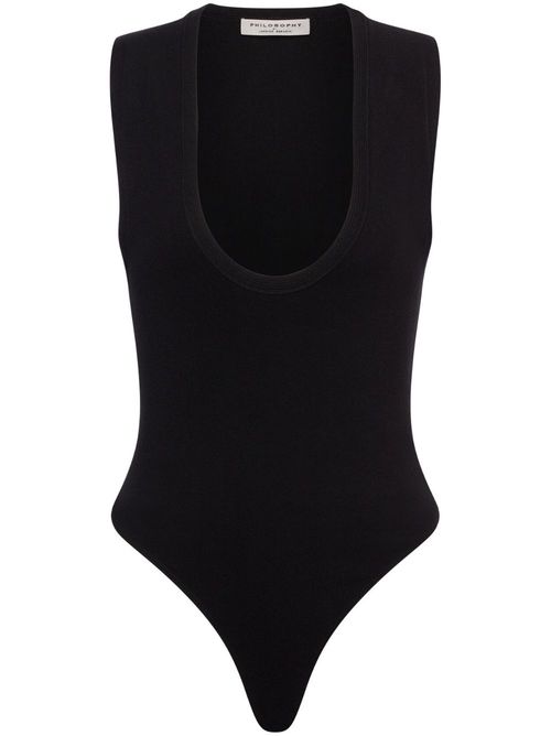 U-neck vest - Black