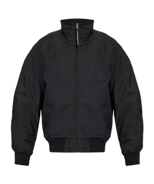 High-Neck Zipped Jacket