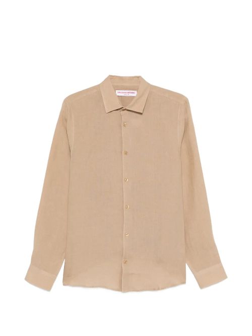 Linen Shirt — Beige