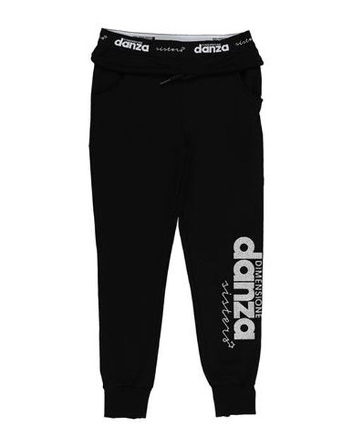 Sweatpants Girl Kid Girl Pants Black Size 10 Cotton, Lycra