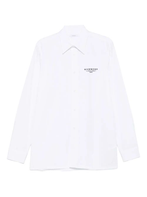 Classic Fit Shirt With Logo Print