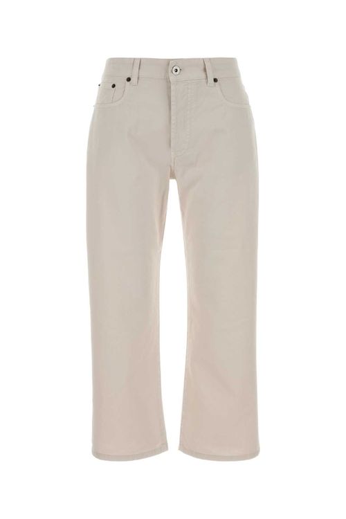 Cotton Trousers — Beige