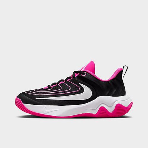 Big Kids' Giannis Immortality 4 Basketball Shoes in Black/Pink/Black