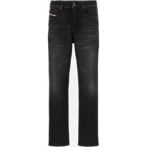 Men's Diesel D-Viker Black Denim Jeans - Size: 30/30
