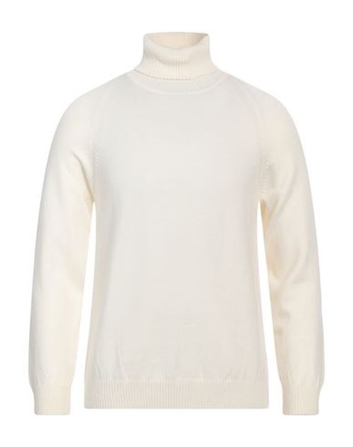 Man Turtleneck Ivory Size XL Viscose