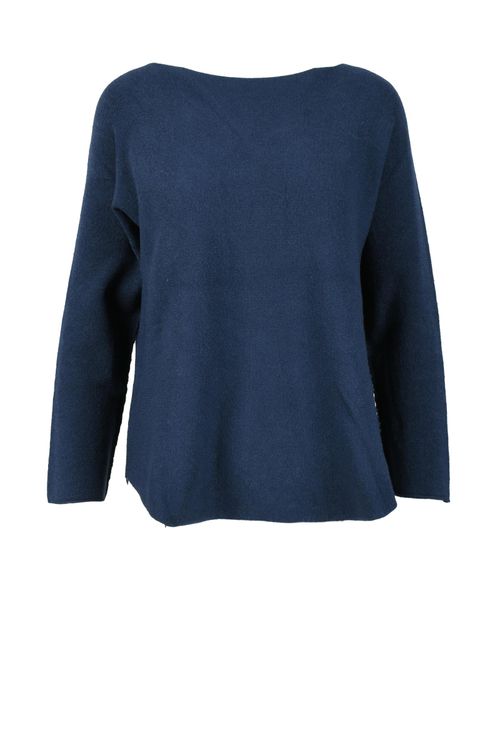Blue Classic Crewneck Sweater