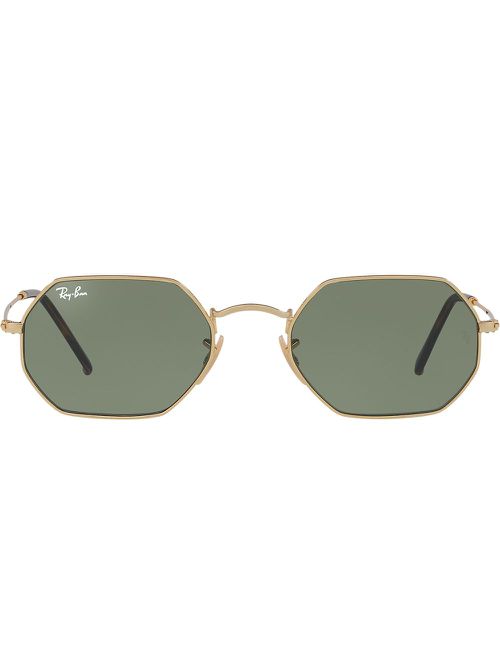 Octagonal-frame sunglasses - Metallic