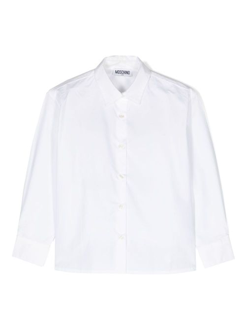 Long-sleeve cotton shirt - White