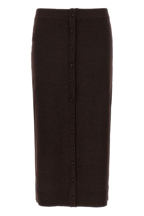 'Bottoni' Midi Skirt