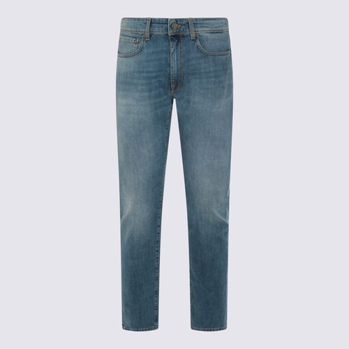 Blue Cotton Jeans